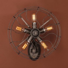 Mini Estilo Arandelas de Parede Country Metal