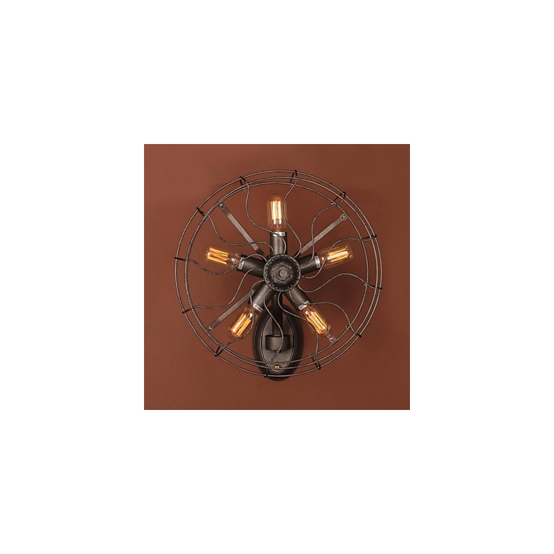 Mini Estilo Arandelas de Parede Country Metal