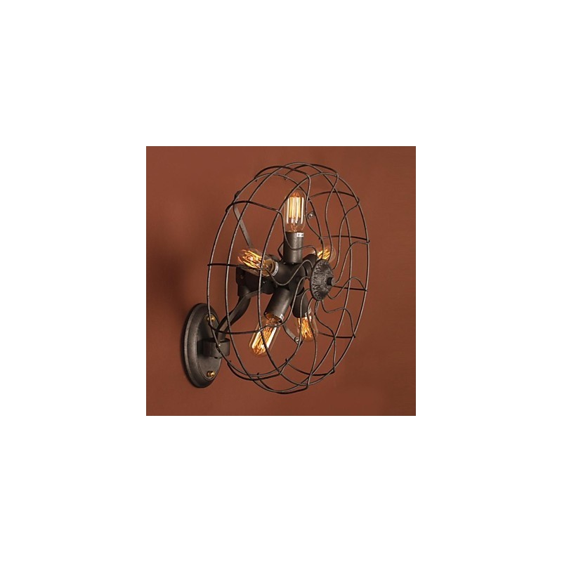 Mini Estilo Arandelas de Parede Country Metal
