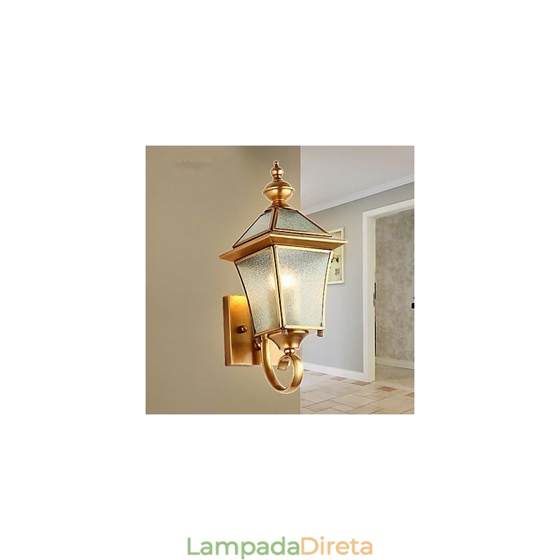 Apliques de parede Mini Style Traditional Classic Metal