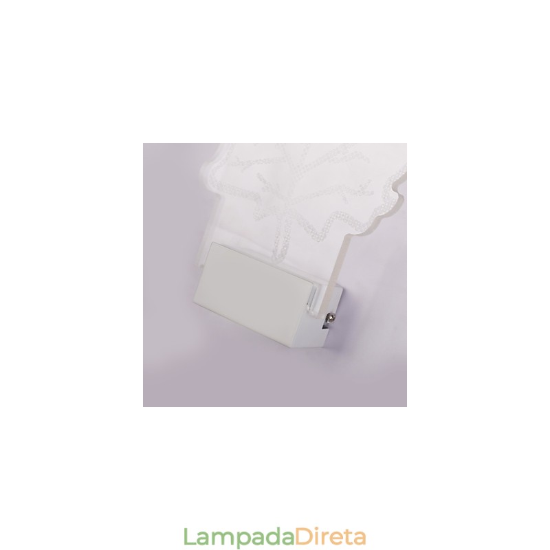 Luminária de parede acrílica PVC Lâmpada de luz Chip Moderna Contemporânea Metal