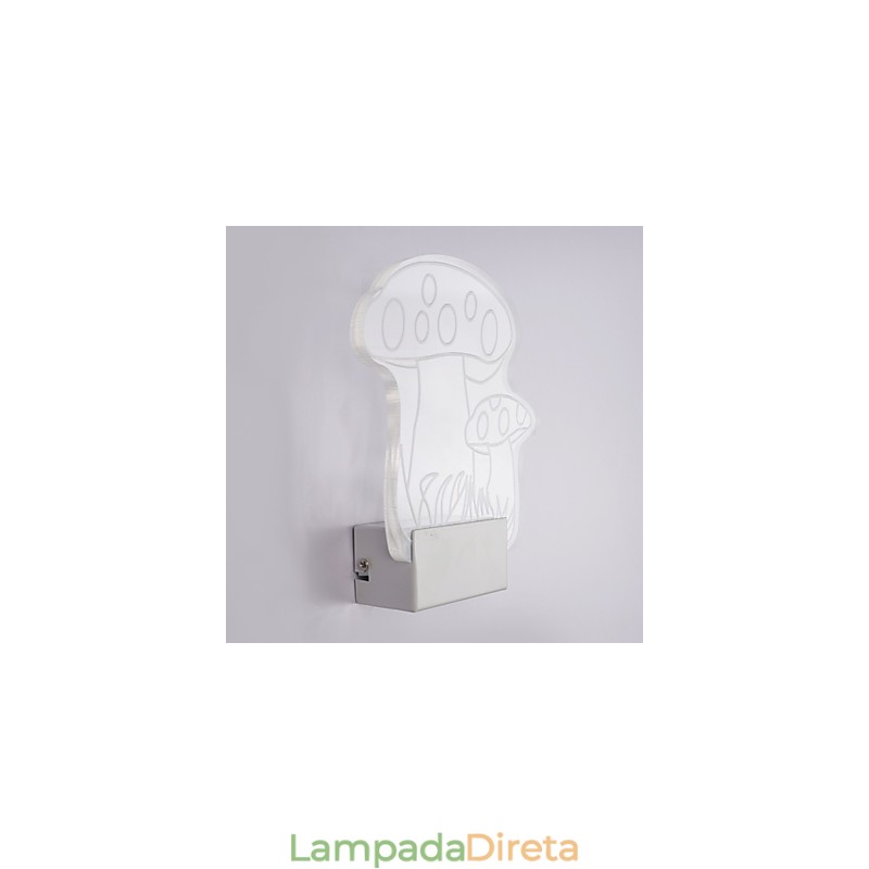 Luminária de parede acrílica PVC Luminária moderna contemporânea Metal