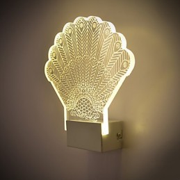 Luminária de parede acrílica PVC Luminária moderna contemporânea Metal