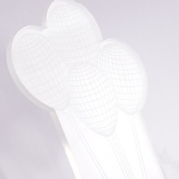Luminária de parede acrílica PVC Luminária moderna contemporânea Metal