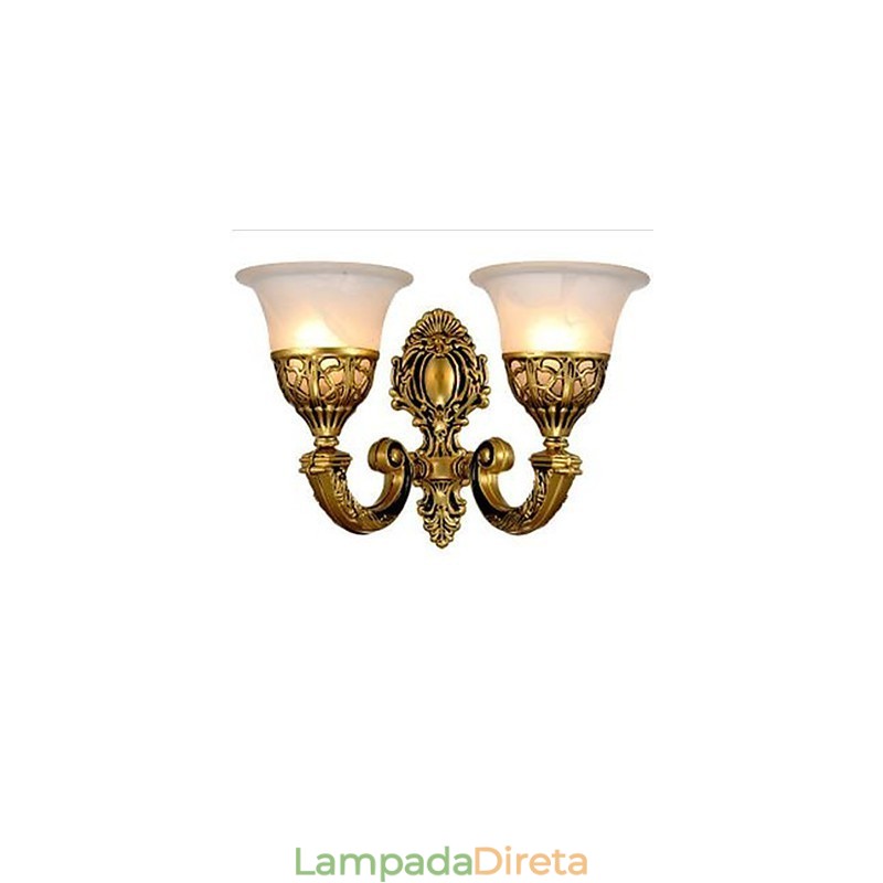 Luminária de parede europeia para quarto, cabeceira de cama