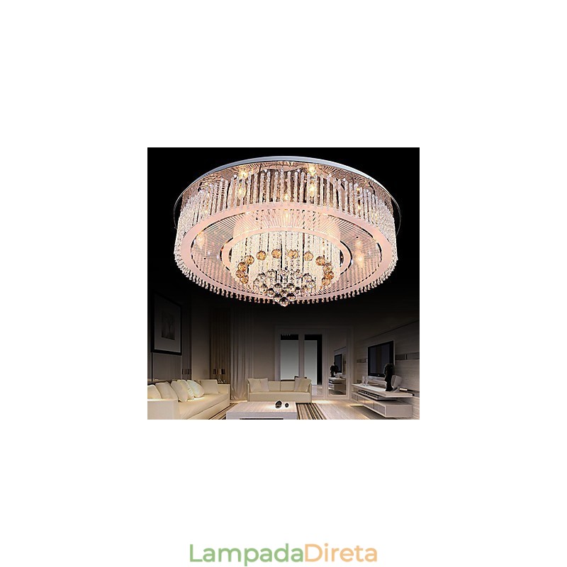 Lustre de Cristal Moderno Contemporâneo Cristal
