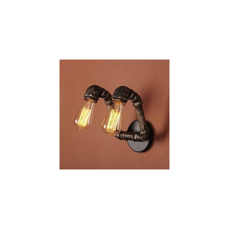 Mini Estilo Arandelas de Parede Rústicas Lodge Metal