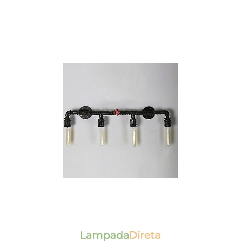 Mini Estilo Arandelas de Parede Rústicas Lodge Metal
