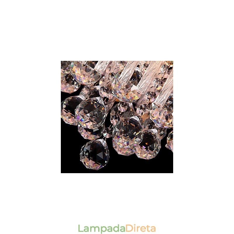Lustre de Cristal Moderno Contemporâneo Cristal