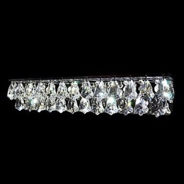 Luminárias de parede de cristal embutidas modernas contemporâneas de metal