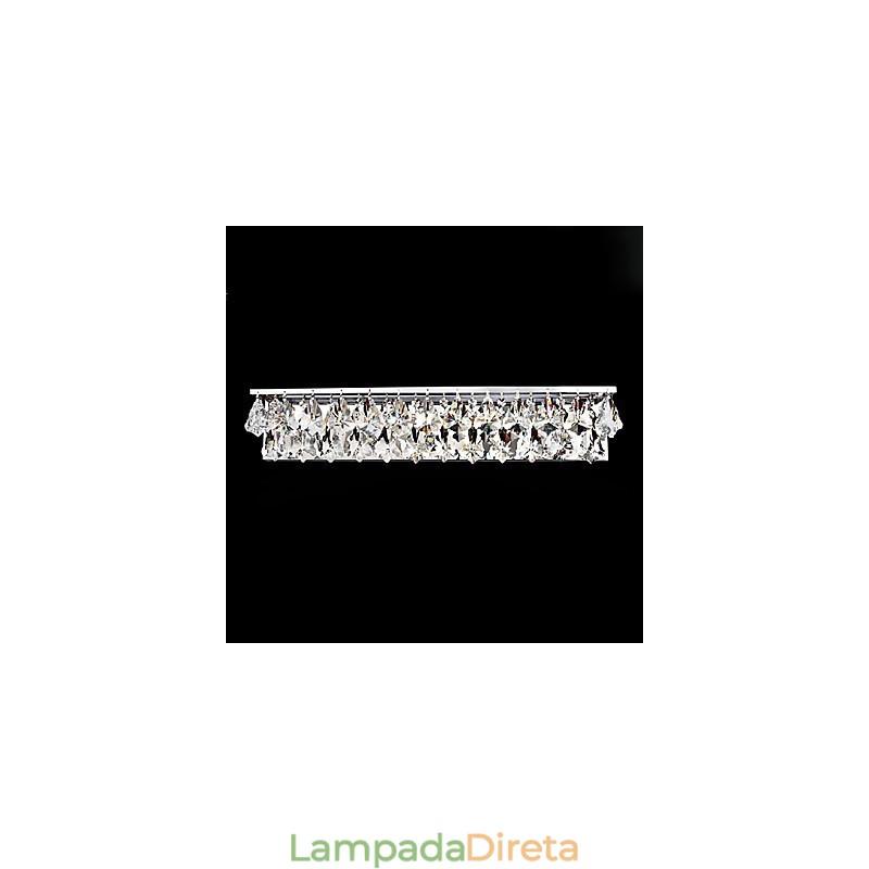 Luminárias de parede de cristal embutidas modernas contemporâneas de metal