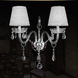 Apliques de parede de cristal Vidro clássico tradicional