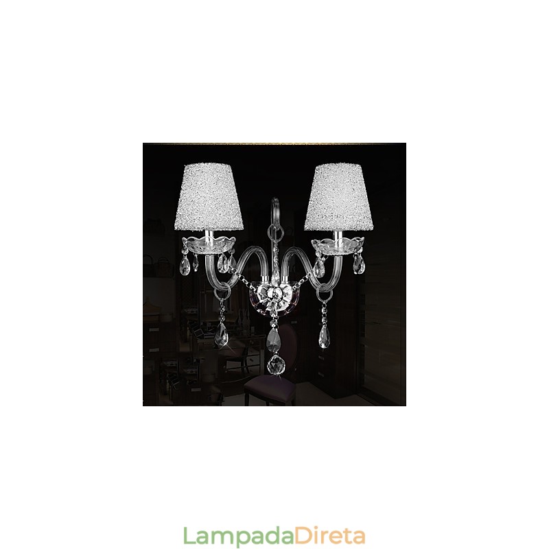 Apliques de parede de cristal Vidro clássico tradicional