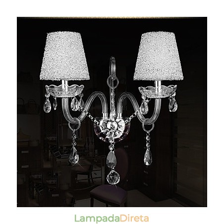 Apliques de parede de cristal Vidro clássico tradicional Apliques de parede de cristal Vidro clássico tradicional