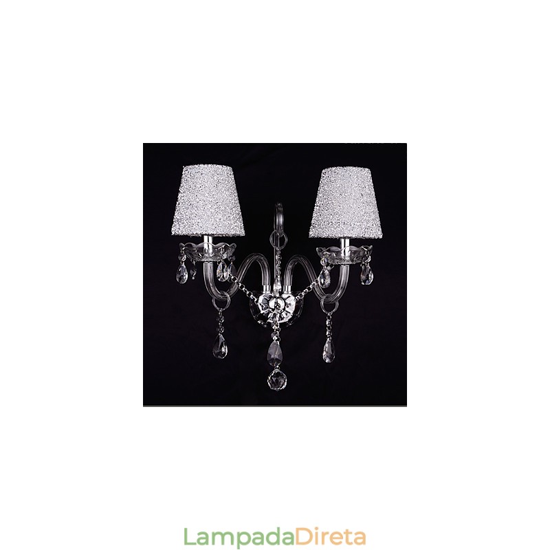 Apliques de parede de cristal Vidro clássico tradicional