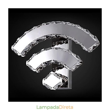 Apliques de parede de cristal Metal moderno e contemporâneo