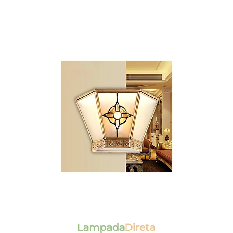 Apliques de parede Mini Style Traditional Classic Metal