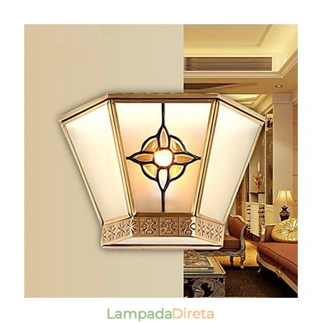 Apliques de parede Mini Style Traditional Classic Metal Apliques de parede Mini Style Traditional Classic Metal