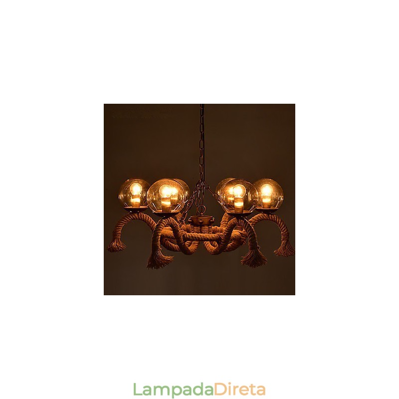 Lustre Mini Estilo Vintage Metal