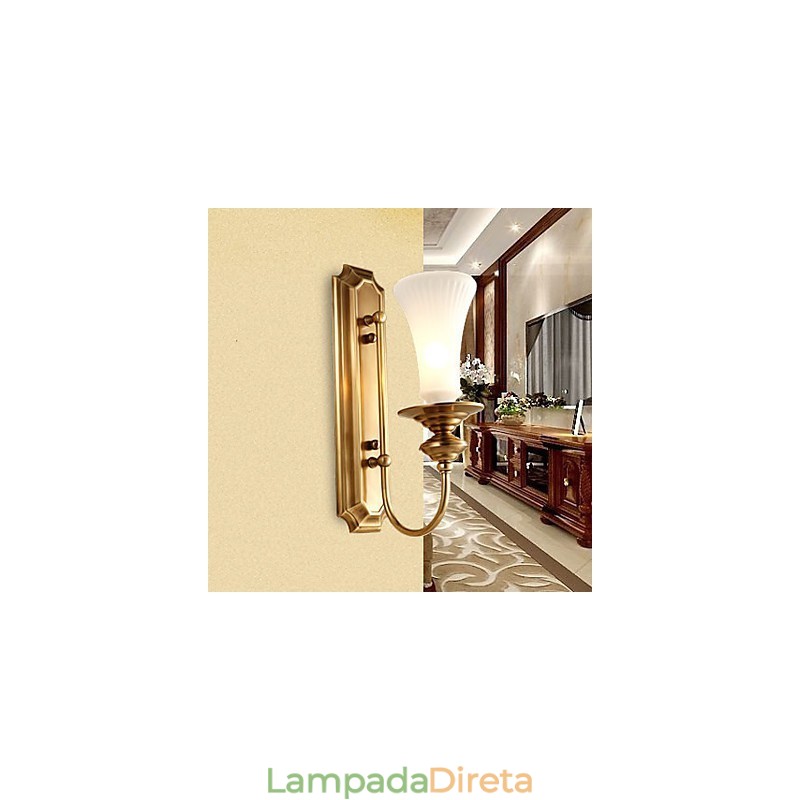 Apliques de parede Mini Style Traditional Classic Metal