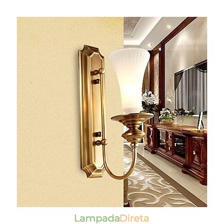 Apliques de parede Mini Style Traditional Classic Metal Apliques de parede Mini Style Traditional Classic Metal