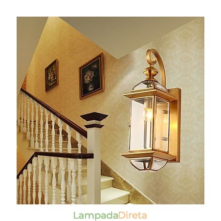 Apliques de parede Mini Style Traditional Classic Metal Apliques de parede Mini Style Traditional Classic Metal