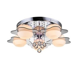 Controle remoto 5 luzes com luz de teto moderna azul vermelha embutida