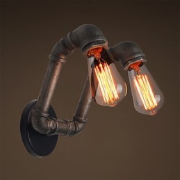 Luminária de parede retrô de metal para cafeteria