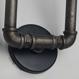 Luminária de parede retrô de metal para cafeteria