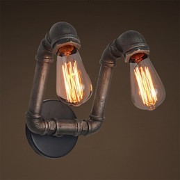 Luminária de parede retrô de metal para cafeteria