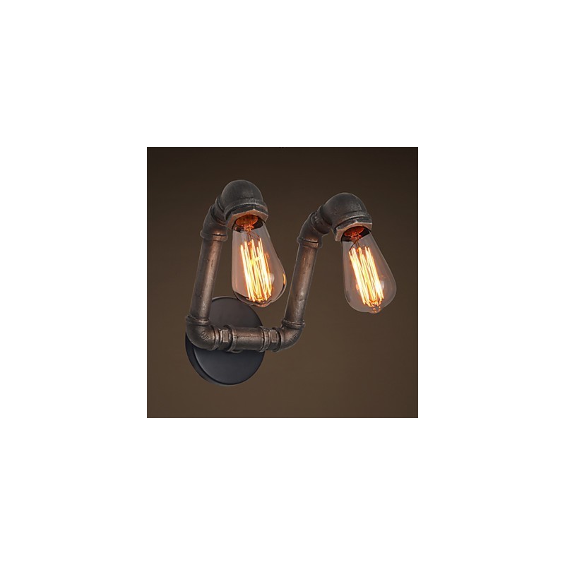 Luminária de parede retrô de metal para cafeteria