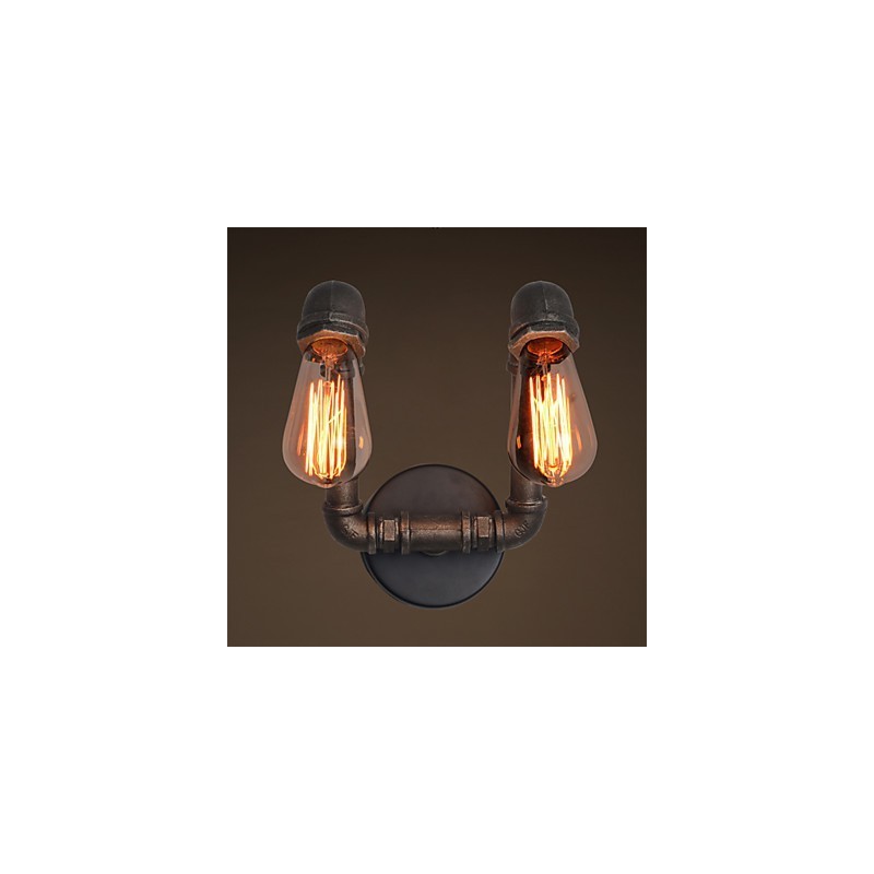 Luminária de parede retrô de metal para cafeteria