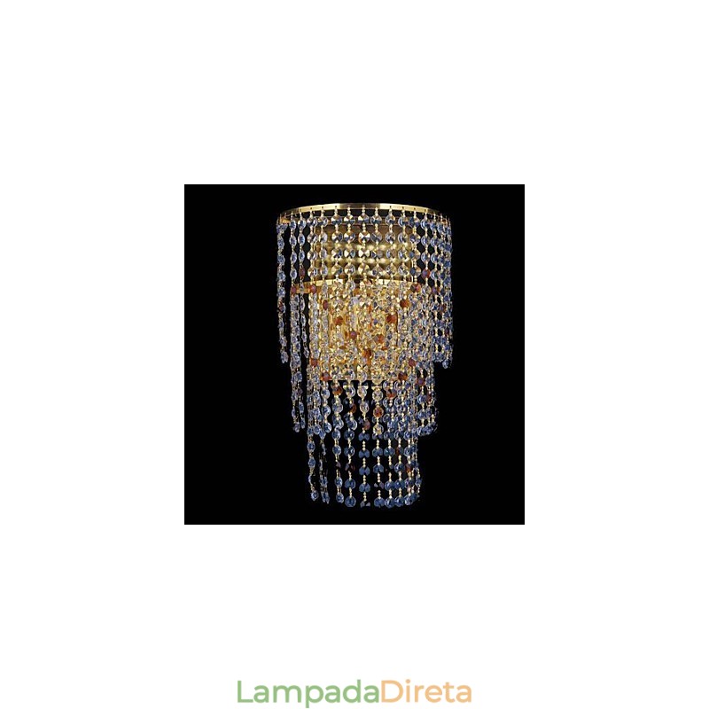 Apliques de parede de cristal Metal moderno e contemporâneo