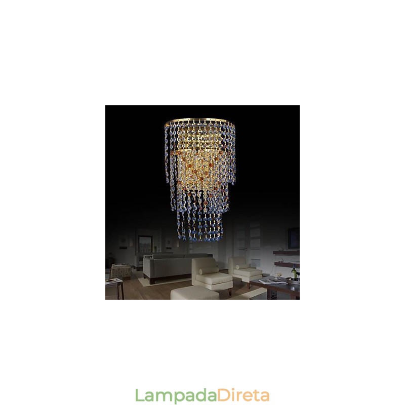 Apliques de parede de cristal Metal moderno e contemporâneo