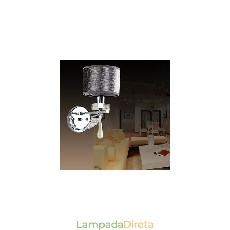 Apliques de parede de cristal Metal moderno e contemporâneo