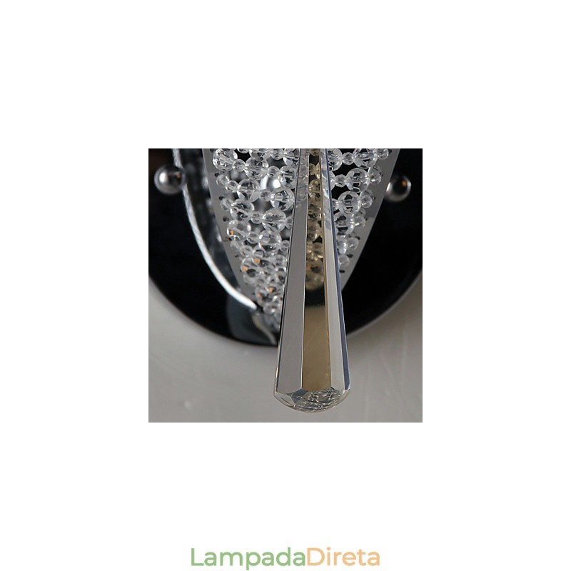 Apliques de parede de cristal Metal moderno e contemporâneo