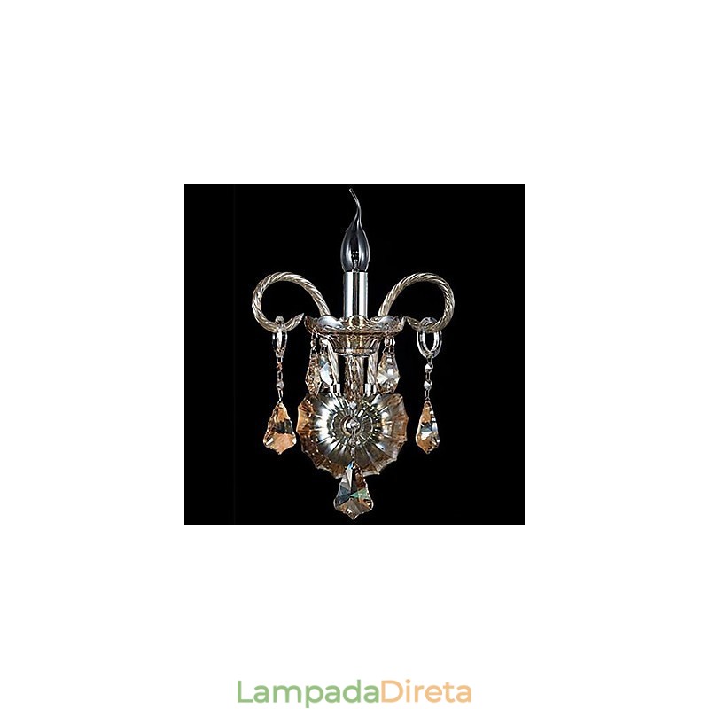 Apliques de parede de cristal Moderno e contemporâneo Cristal