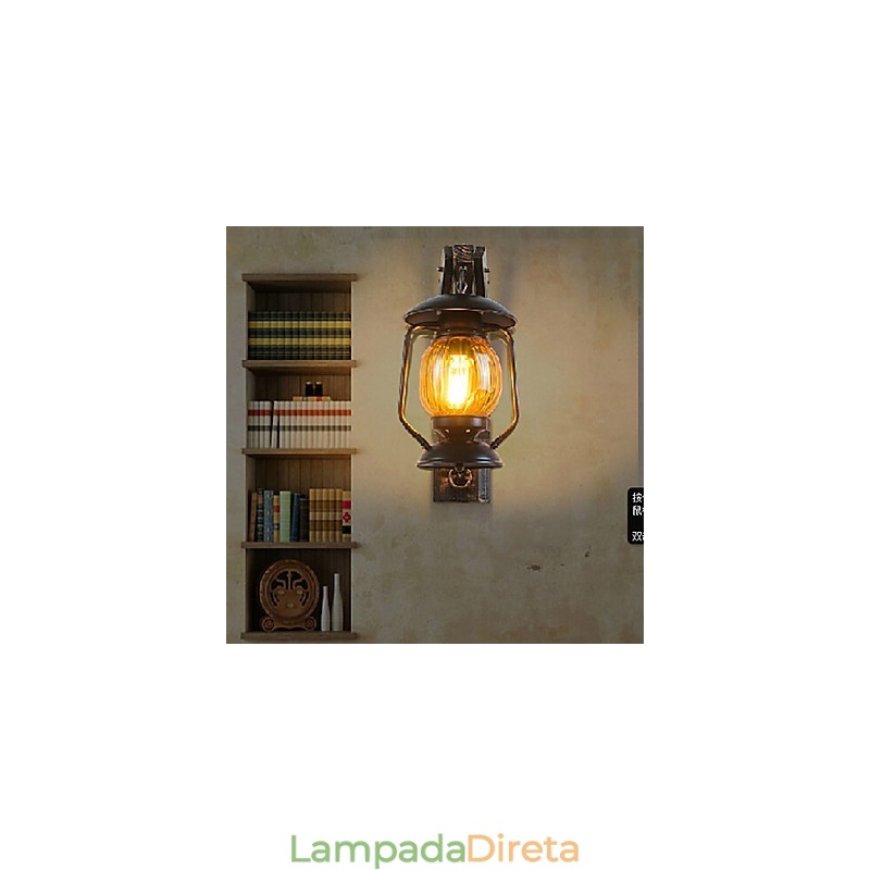 Luminárias de parede 1Lights Elegante Europeia Artística