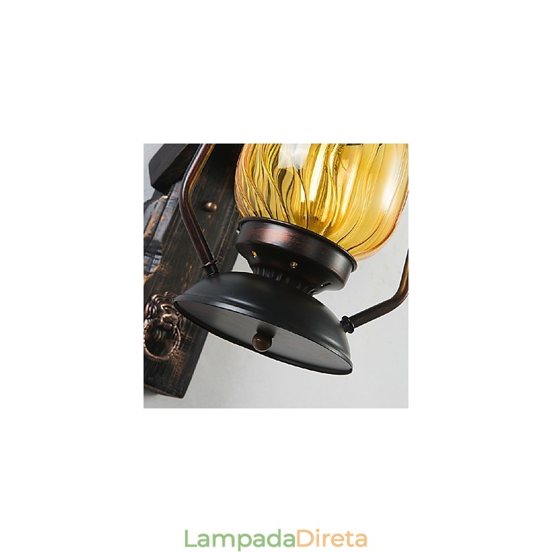 Luminárias de parede 1Lights Elegante Europeia Artística