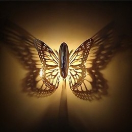Luminárias de parede embutidas modernas contemporâneas de metal