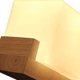 Apliques de parede Mini Estilo Tradicional Clássico Madeira Bambu