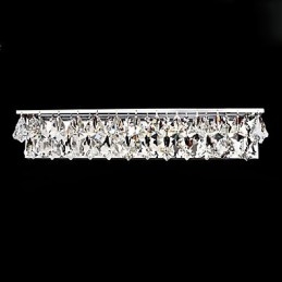 Luminárias de parede de cristal embutidas modernas contemporâneas de metal
