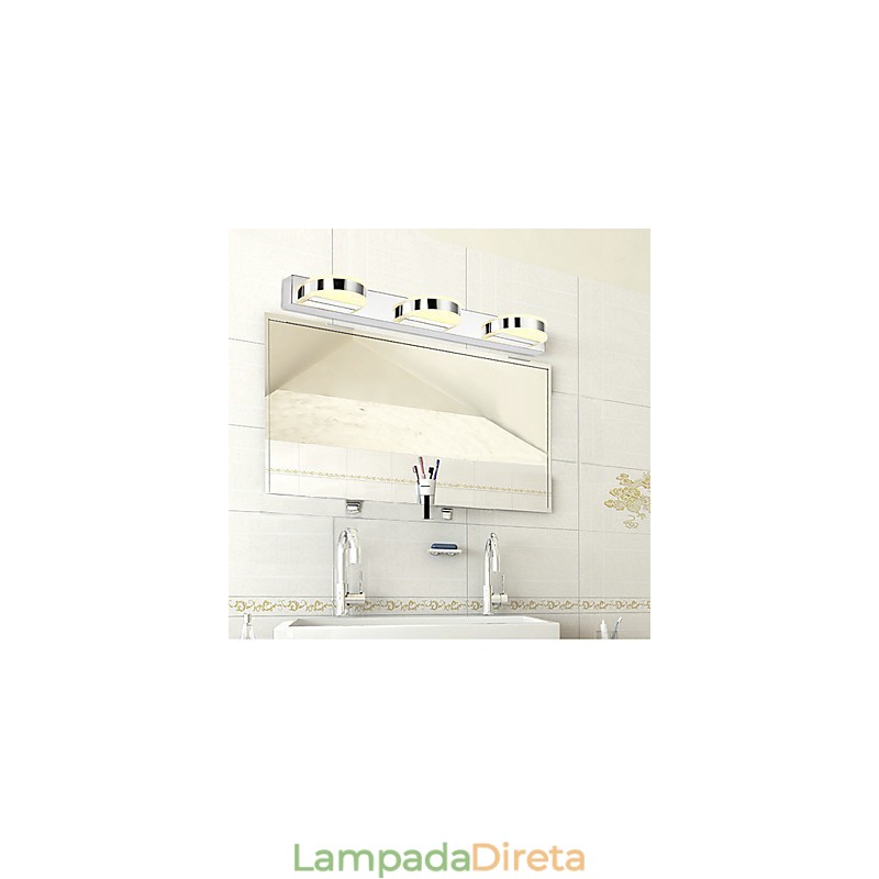 Iluminação de banheiro Wall Washers Luzes de parede de leitura Mini estilo moderno contemporâneo Metal