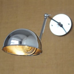 Arandelas de parede Luzes de balanço Luzes de parede de leitura Mini estilo rústico Lodge Metal