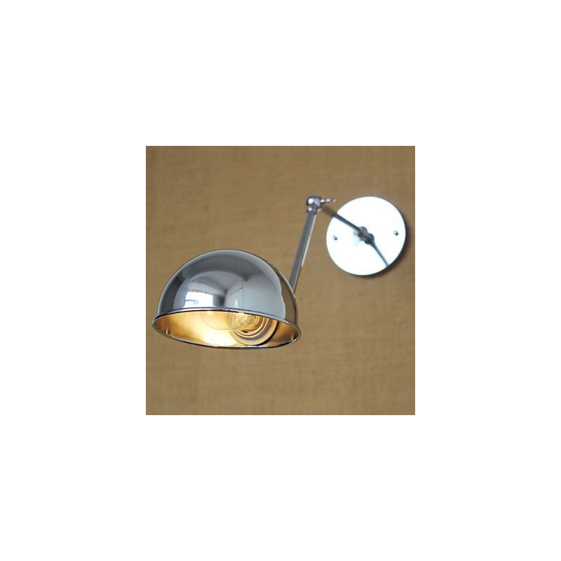 Arandelas de parede Luzes de balanço Luzes de parede de leitura Mini estilo rústico Lodge Metal