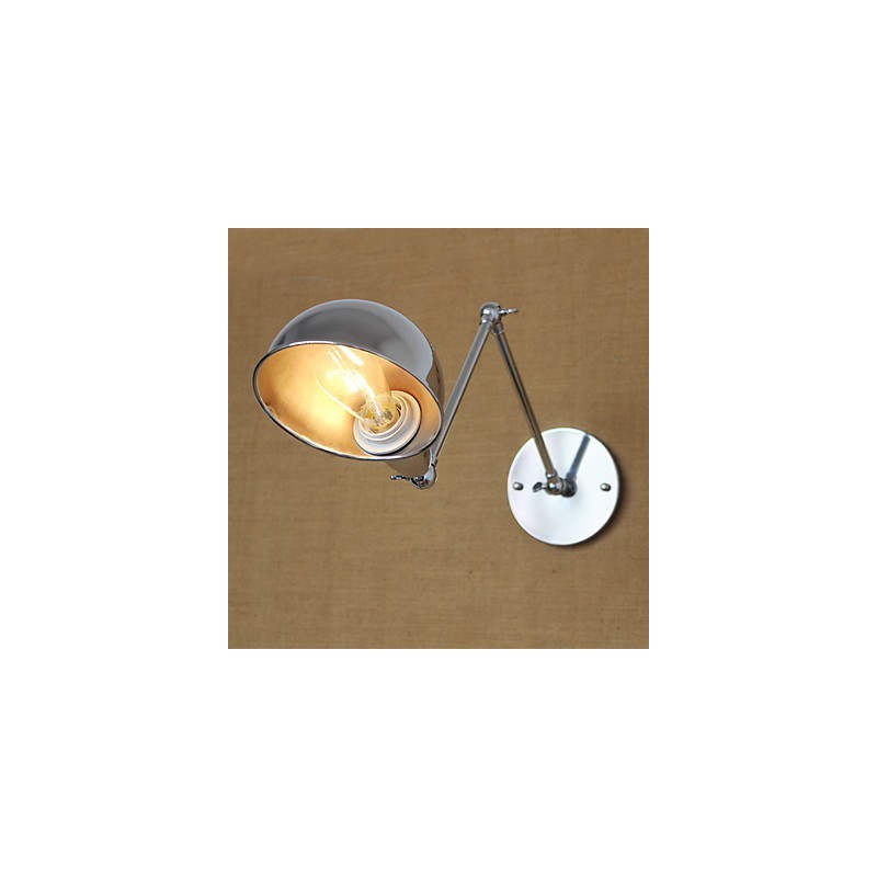 Arandelas de parede Luzes de balanço Luzes de parede de leitura Mini estilo rústico Lodge Metal