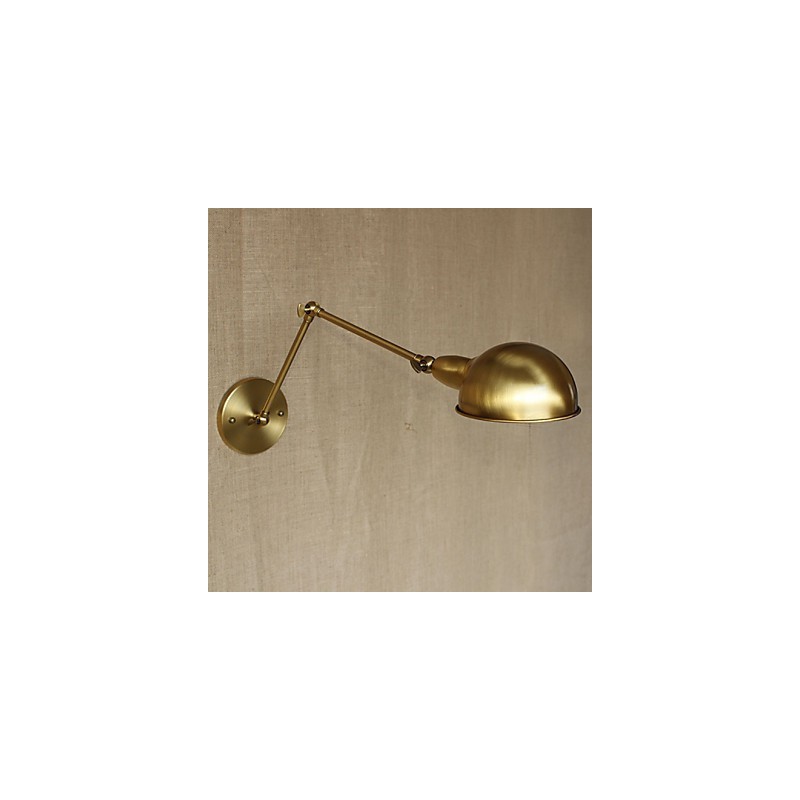Arandelas de parede Luzes de balanço Luzes de parede de leitura Mini estilo rústico Lodge Metal