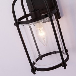 Luminárias de parede estilo industrial criativo com lâmpada de flauta Edison e luzes de decoração de bar interno