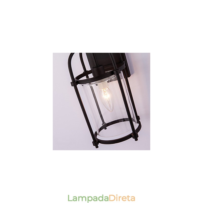 Luminárias de parede estilo industrial criativo com lâmpada de flauta Edison e luzes de decoração de bar interno
