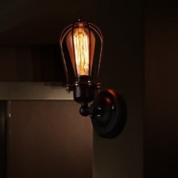 Luminária de parede Matel estilo luxo 1 luz